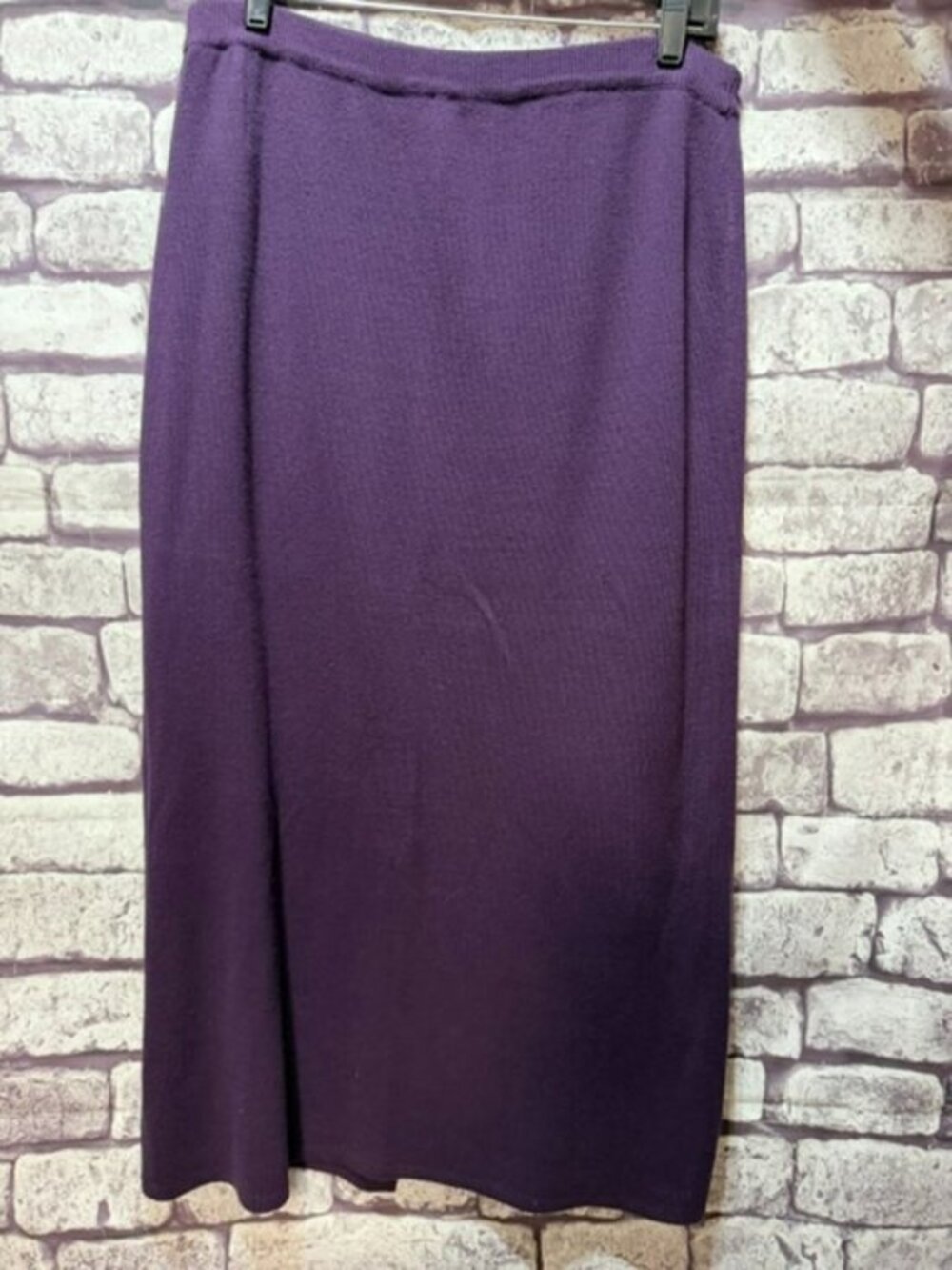 Talbots Purple Knit Skirt Size 1X